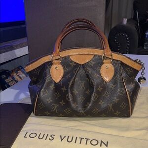 Louis Vuitton Tivoli PM Tan and Brown Monogram Satchel SD2133